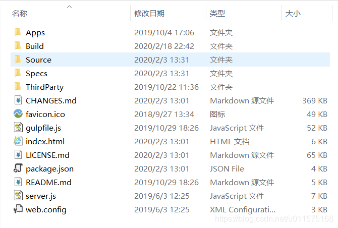Cesium目录