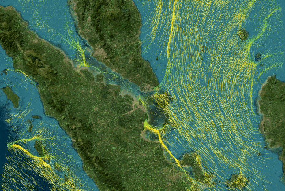 Cesium wind layer