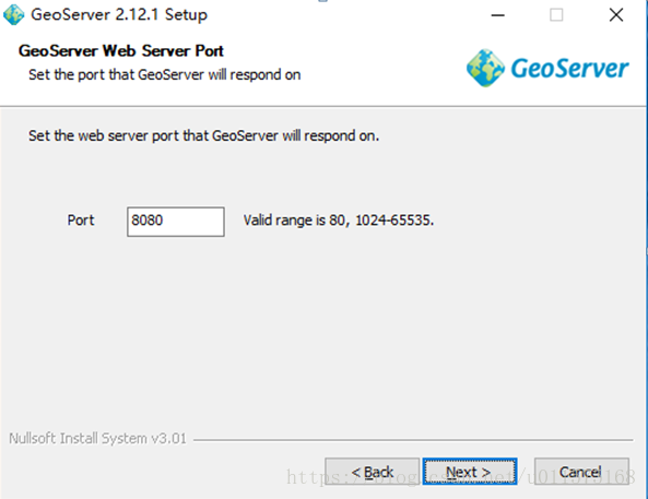 GeoServer端口