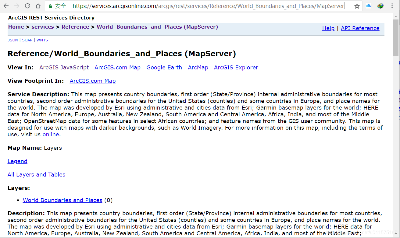 ArcGIS World_Boundaries_and_Places这里插入图片描述